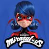 Spreadshirt Miraculous Merchandise Ladybug with Logo Kid's T-Shirt, XL, Royal Blue view 2