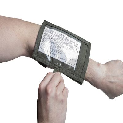 Raine Tactical Gear Shooters Armband Sleeve - QB Sleeve - Wrist Sleeve - Shooting Range Accessories - Wrist Map Holder - Military Arm Pouch (Ranger Green)