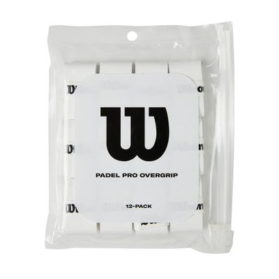 WILSON Pro Padel Overgrip - 12 Pack, White