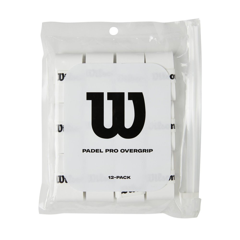 WILSON Pro Padel Overgrip - 12 Pack, White