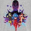 Spreadshirt Miraculous Merchandise Ladybug Go Kid's T-Shirt, M, Heather Gray view 2