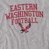 Eastern Washington University Official Football Text Unisex Adult T Shirt,Athletic Heather, 5X-Large view 2