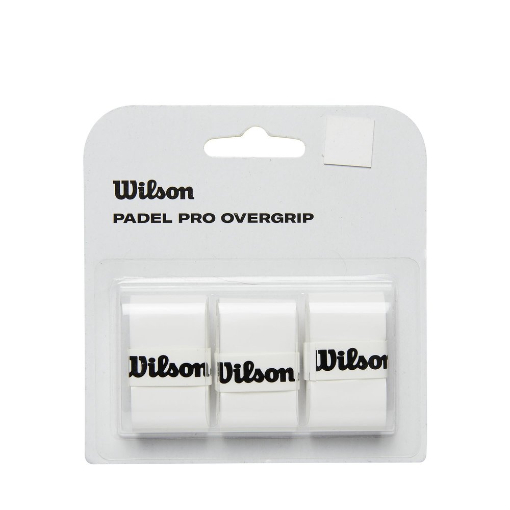 WILSON Pro Padel Overgrip - 3 Pack, White