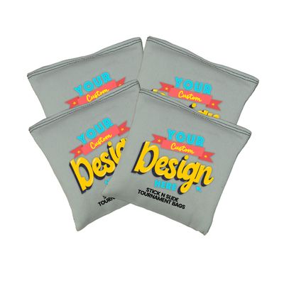 Beerpongtoss Begineer to Pro Custom Cornhole Bags Series, Personalized Cornhole Beans Bags Sets, Customize Corn Hole Bags for Your Loved Ones, Flag, State, College etc (Tournament Cornhole Bags, 8)