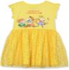 Nickelodeon girls Rugrats Angelica Ruffle Sleeve Tulle - 4-16 Playwear Dress, Yellow/Gold, 7 8 US view 1