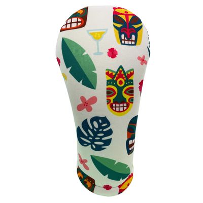 Hawaiian Masks Driver 460cc Club Headcover Handmade by BeeJos