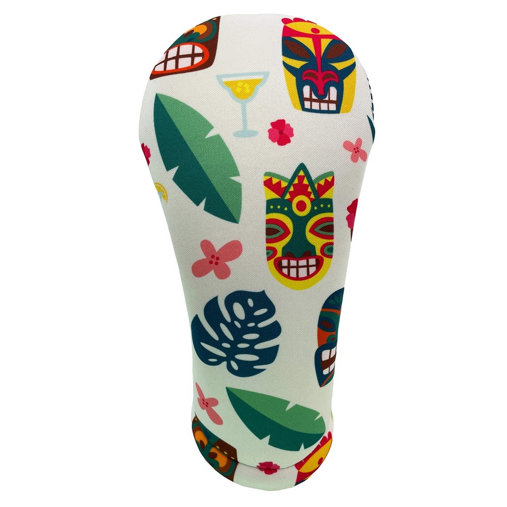 Hawaiian Masks Driver 460cc Club Headcover Handmade by BeeJos