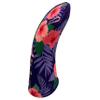 Hawaiian Purple Flowers Driver 460cc Club Headcover Handmade by BeeJos view 2