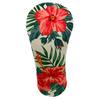 Hawaiian Red Flowers Driver 460cc Club Headcover Handmade by BeeJos view 1