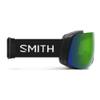 SMITH 4D MAG Goggles with ChromaPop Lens  Performance Snowsports Goggles with Easy Lens Change Technology for Skiing & Snowboarding  for Men & Women  Black + Sun Green Mirror view 4