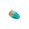 Rowe Tactical Bolt Knob M6X1 Stainless Steel - Cross Hatch Rainbow Pearl PVD Coated - for Bergara, CZ457 and All Bolt Handles Thrd in M6X1 view 1