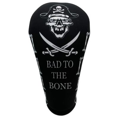 Bad to The Bones Hybrid Club Headcover Handmade by BeeJos