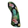 Hawaiian Black Flowers Driver 460cc Club Headcover Handmade by BeeJos view 4