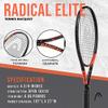 HEAD Ti. Radical Elite Tennis Racket - Pre-Strung Light Balance 27 Inch Racquet, Gray/Orange view 2