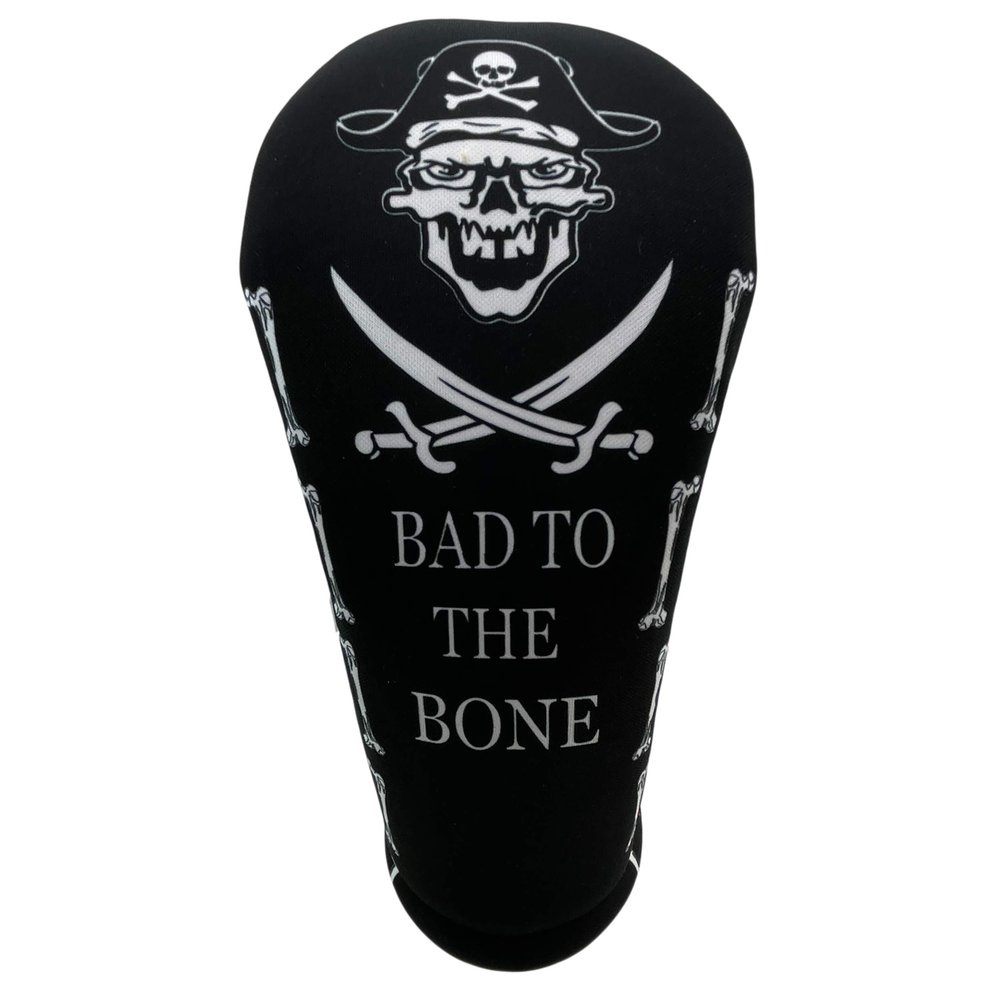 Bad to The Bones Driver 460cc Club Headcover Handmade by BeeJos