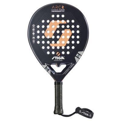 STIGA ARC 2 Padel Racket with Generous Face - Black/Chrome