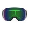 SMITH I/O MAG XL Goggles with ChromaPop Lens  Performance Snowsports Goggles with Easy Lens Change Technology for Skiing & Snowboarding  for Men & Women  Black + Everyday Green Mirror view 3