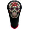 Black Day of The Dead Skull Hybrid Club Headcover Handmade by BeeJos view 1
