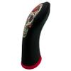 Black Day of The Dead Skull Hybrid Club Headcover Handmade by BeeJos view 2