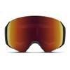 SMITH 4D MAG S Goggles with ChromaPop Lens  Performance Snowsports Goggles with Easy Lens Change Technology for Skiing & Snowboarding  for Men & Women  Black + Sun Red Mirror view 3