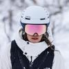 SMITH 4D MAG S Goggles with ChromaPop Lens  Performance Snowsports Goggles with Easy Lens Change Technology for Skiing & Snowboarding  for Men & Women  Black + Sun Red Mirror view 4