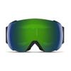 SMITH I/O MAG Goggles with ChromaPop Lens  Performance Snowsports Goggles with Easy Lens Change Technology for Skiing & Snowboarding  for Men & Women  Black + Sun Green Mirror view 3