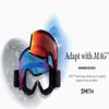 Smith Optics I/O MAG S Women's Snow Winter Goggle - Coral Riso Print, ChromaPop Everyday Violet Mirror view 4