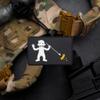 NEO Tactical Gear Curious George Blackbeard Parody PVC Rubber Morale Patch  Hook Backed with Loop Attachment Piece That Can Be Sewn On view 2