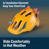 Bikeroo MTB Bike Helmet, Adjustable 56-62 cm / 22" - 24" Circumference, Adult Cycling Safety Head Protection for Road Mountain Bicycles, Protective Headgear Sports Equipment for Outdoor Adventures view 4