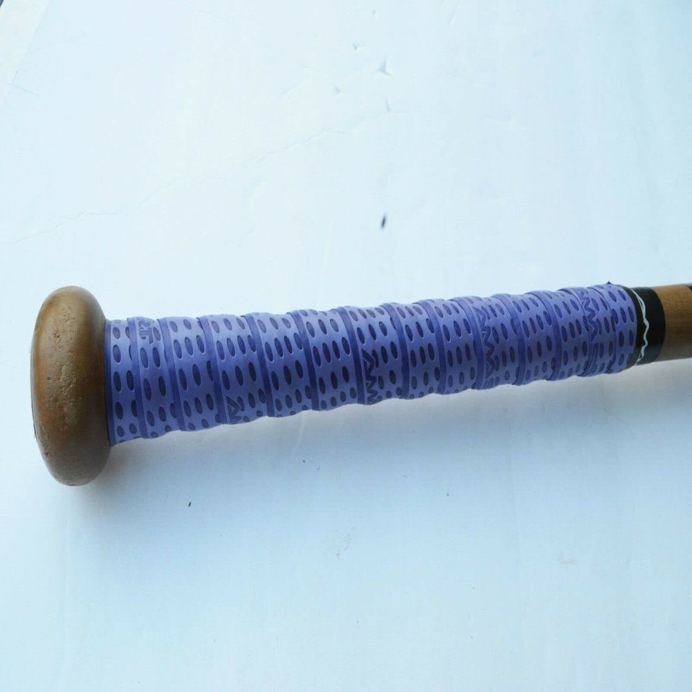 Baseball Bat Grip Tape Grip & Rip Cushioned Softball 1.10mm Grip Tape (Purple)