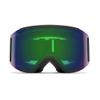 SMITH Squad MAG Goggles with ChromaPop Lens  Performance Snowsports Goggles with Easy Lens Change Technology for Skiing & Snowboarding  for Men & Women  Black + Everyday Green Mirror view 3