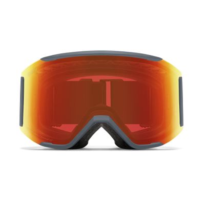 SMITH Squad MAG Goggles with ChromaPop Lens Performance Snowsports Goggles with Easy Lens Change Technology for Skiing & Snowboarding for Men & Women Slate + Everyday Red Mirror
