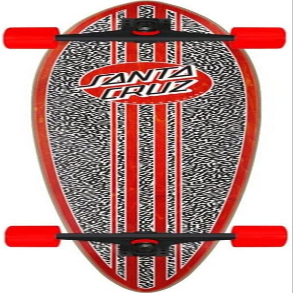 Santa Cruz Amoeba Dot Pintail Cruiser Longboard Complete 9.58" x 39"