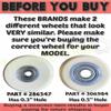 Replacement Elliptical Wheel | Part # 306984 |Compatible with Some NordicTrack, Proform, Reebook Models view 2