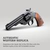 Barra Schofield No. 3 CO2 BB Revolver | Authentic 1875 Replica BB Pistol | 5" Barrel, Full Metal Frame, Realistic 6-Shot Cylinder, 400 FPS (Gunmetal) view 3