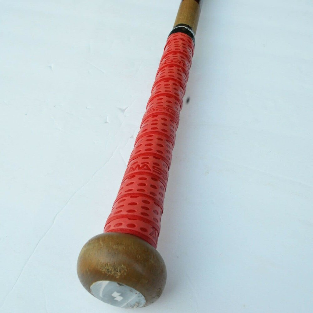 Baseball Bat Grip Tape Grip & Rip Cushioned Softball 1.10mm Grip Tape (Red)