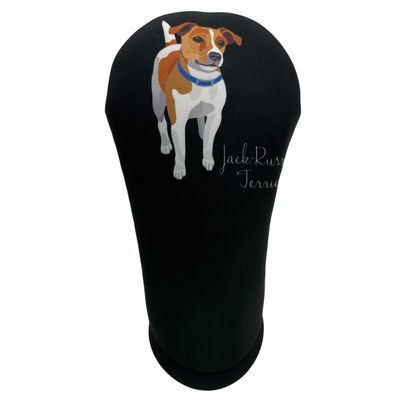 Jack Russell Terrier Driver 460cc Club Headcover Handmade by BeeJos
