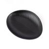 Framendino, A5 Melamine Jewelry Dish Trinket Tray Ring Holder Keys Organizer Bowl for Food Entryway Dresser Decor Frosted Black Stripe view 1