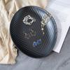 Framendino, A5 Melamine Jewelry Dish Trinket Tray Ring Holder Keys Organizer Bowl for Food Entryway Dresser Decor Frosted Black Stripe view 4