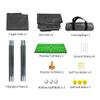 ASENVER Black Golf Practice Net Set - 6.6x4.4 FT with Hitting Mat, Target Cloth and Carrying Bag view 4