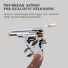 Barra Schofield No. 3 CO2 Airsoft Revolver | Authentic 1875 Replica Airsoft Pistol | 5" Barrel, Full Metal Frame, Realistic 6-Shot Cylinder, 460 FPS (Nickel) view 4