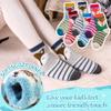 Eocom 6 Pairs Children's Winter Warm Wool Animal Crew Socks Kids Boys Girls Socks (8-12 Years, Fox) view 2