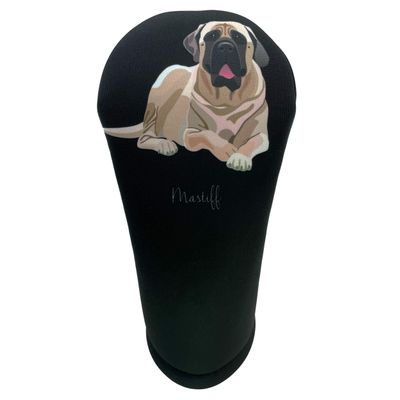 English Mastiff Driver 460cc Club Headcover Handmade by BeeJos