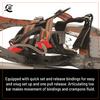 Truger Lightweight Aluminum Frame Snowshoe Trail Kit with Quick-Lock Trekking Poles, Quick Release Bindings & HDPE Trail-Flex Decking, Includes Waterproof Carry Bag, 21", Up to 150 lbs view 3