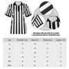 SATINIOR 6 Pcs Women Referee Costume Black and White Stripe Ref Shirt Jersey Shorts Referee Hat for Halloween Party Cosplay(X-Large) view 4