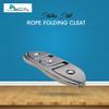 MARINE CITY Rope Folding Cleat 6"  Heavy Duty 316 Grade Stainless Steel Deck Mount 1/2" Recessed Height for Marines,Boats,Yachts (Pack of 1) view 2