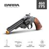 Barra Schofield No. 3 CO2 Airsoft Revolver | Authentic 1875 Replica Airsoft Pistol | 5" Barrel, Full Metal Frame, Realistic 6-Shot Cylinder, 460 FPS (Aged) view 2