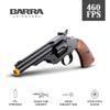Barra Schofield No. 3 CO2 Airsoft Revolver | Authentic 1875 Replica Airsoft Pistol | 5" Barrel, Full Metal Frame, Realistic 6-Shot Cylinder, 460 FPS (Gunmetal) view 2