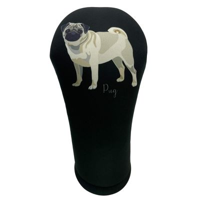 Pug Driver 460cc Club Headcover Handmade by BeeJos