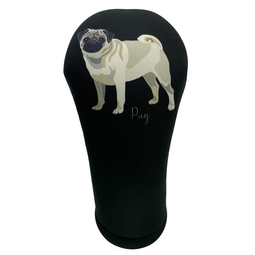 Pug Driver 460cc Club Headcover Handmade by BeeJos